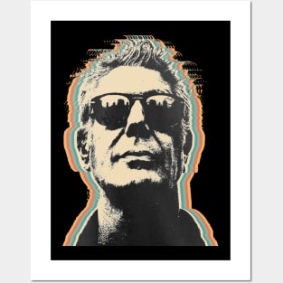 Retro Anthony Bourdain Posters and Art